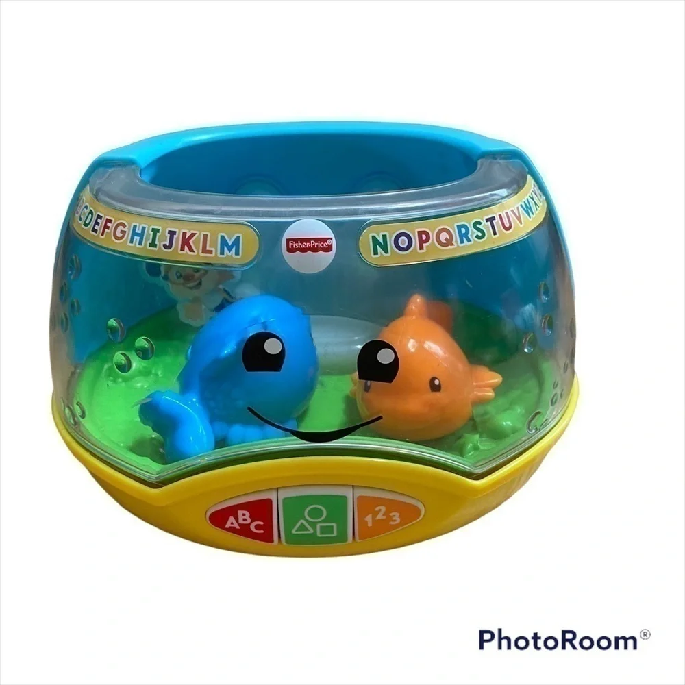 Fisher Price Fish Bowl Kids Toy Musical Letters Numbers Shapes Learning